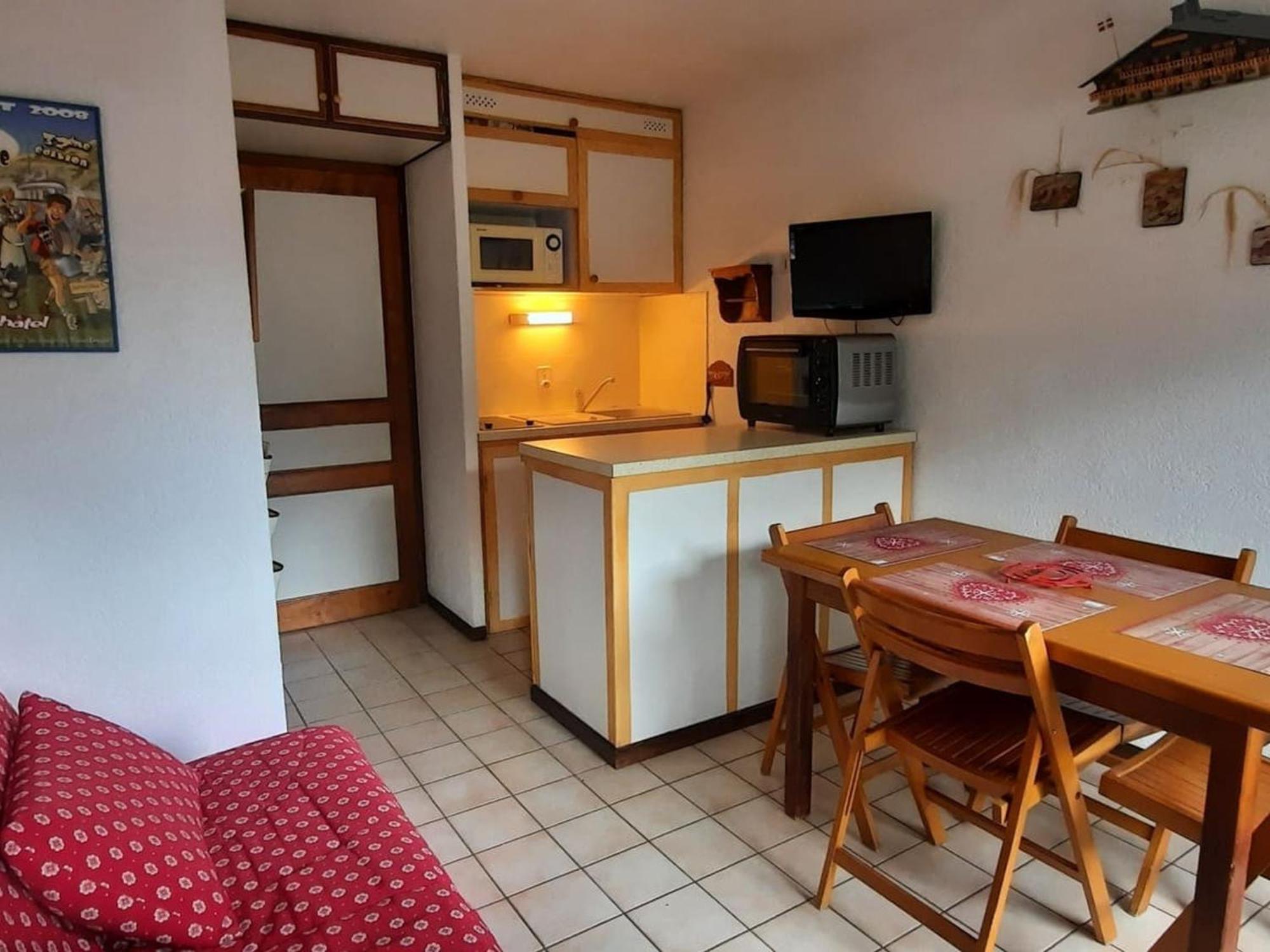 Ferienwohnung Charmant Studio 3 Pers. Avec Balcon, Proche Centre Et Remontees, Parking Inclus, Chatel - Fr-1-676-34 Exterior foto